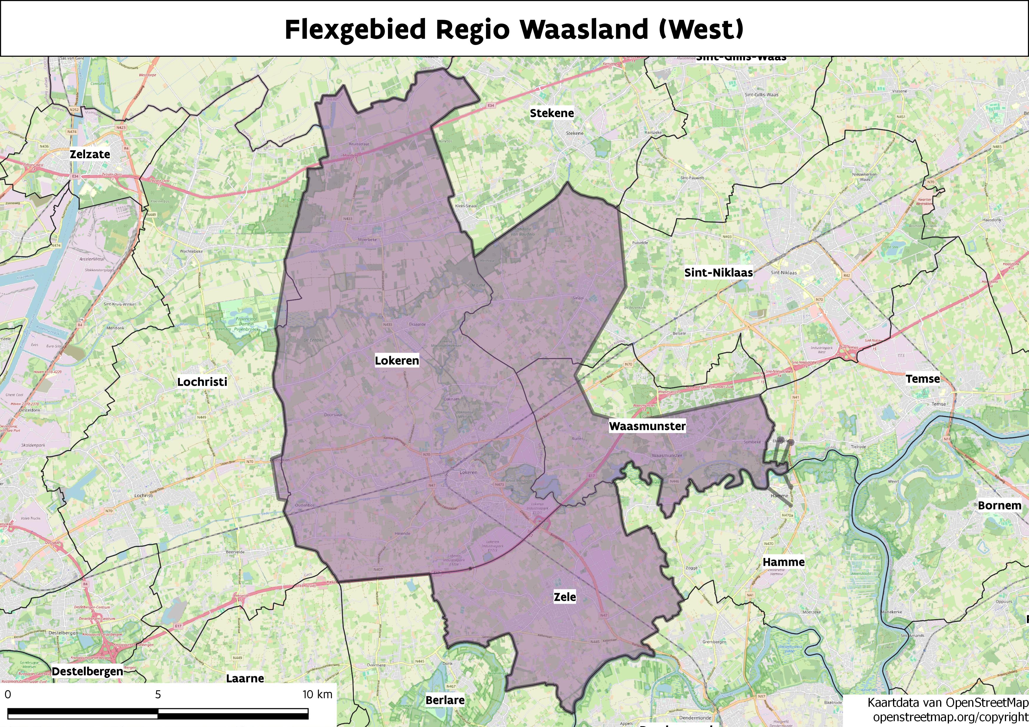 Flexgebied regio Waasland (West)