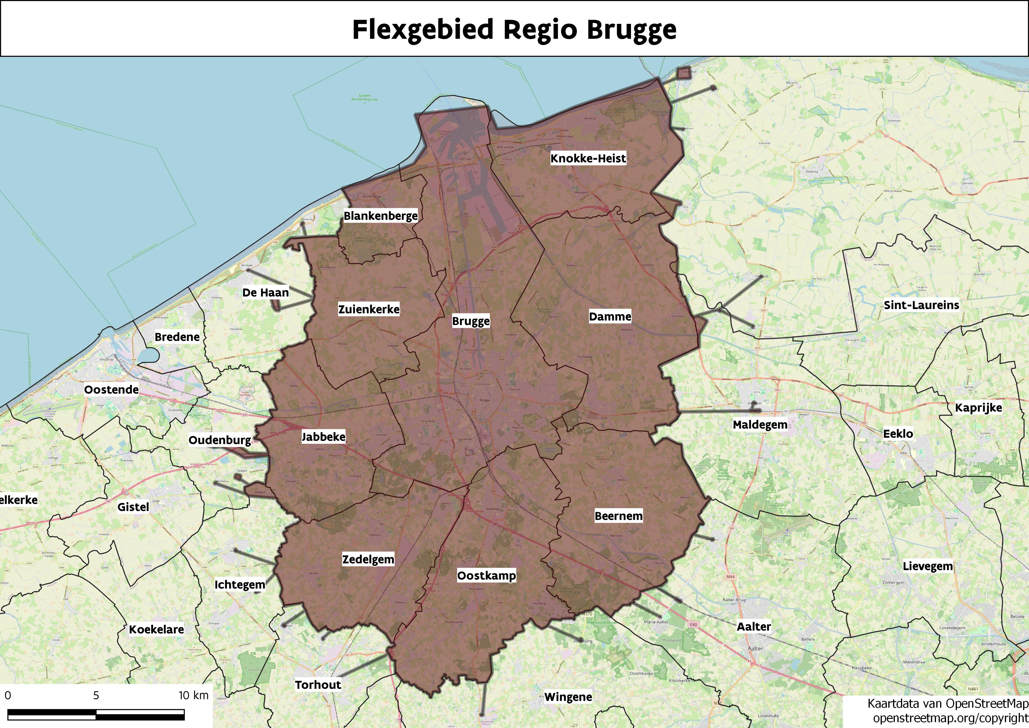 Flexgebied regio Brugge