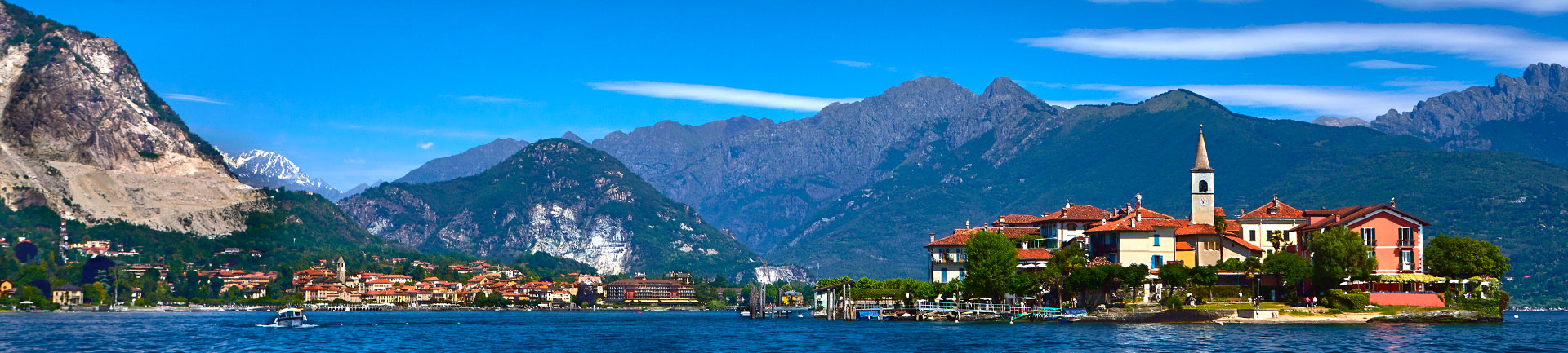 Stresa. The pearl of lake Maggiore amongst spectacular islands
