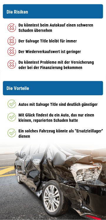 Salvage Title - Risiken und Vorteile Salvage Title - Risiken und Vorteile