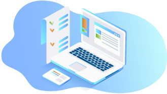 Laptop con documenti e smartphone Laptop con documenti e smartphone