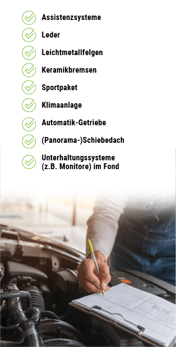 Merkmale, die den Wert von Fahrzeugen positiv beeinflussen Merkmale, die den Wert von Fahrzeugen positiv beeinflussen