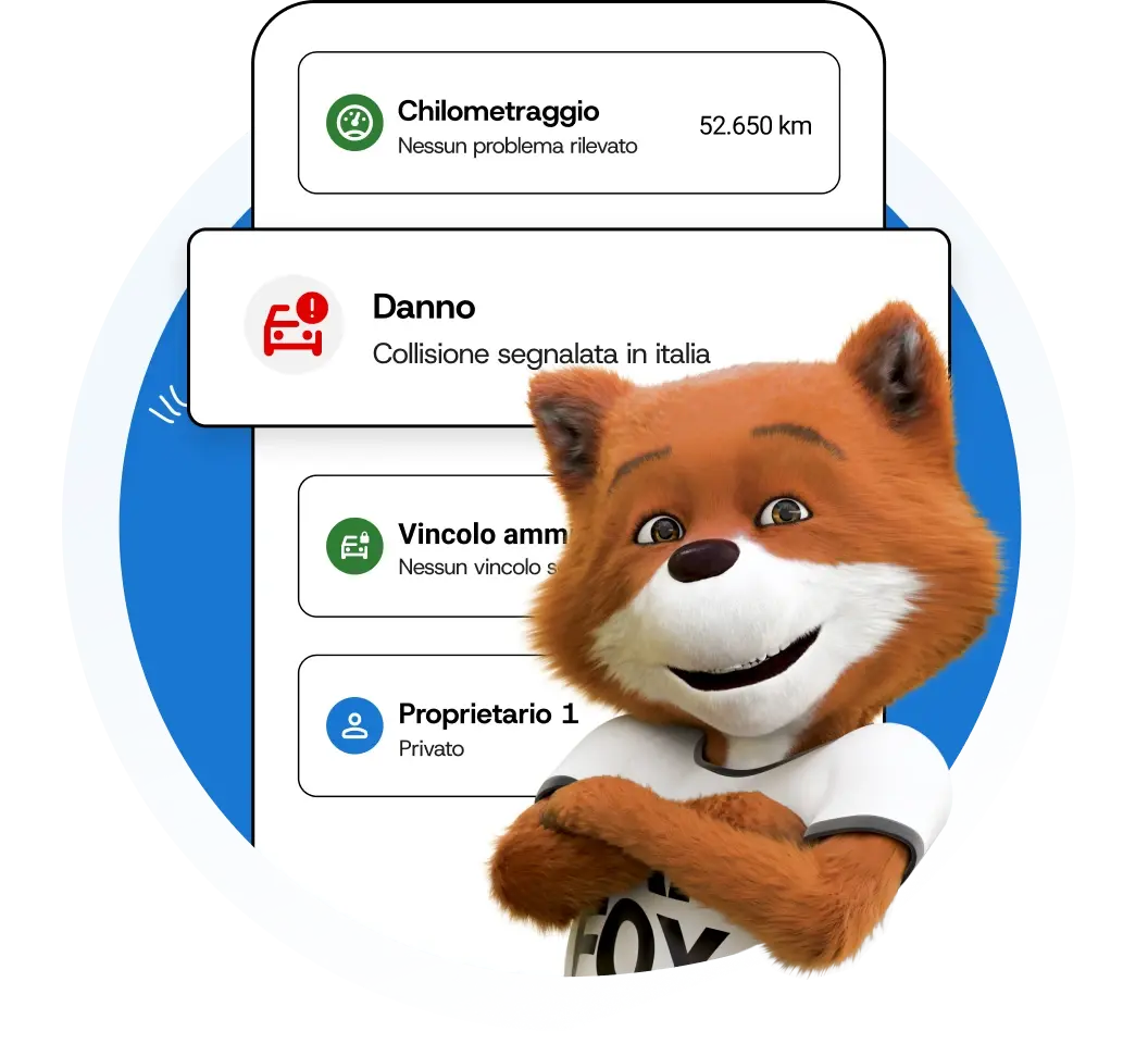 CAR FOX davanti ai dettagli del report sulla storia del veicolo CAR FOX davanti ai dettagli del report sulla storia del veicolo