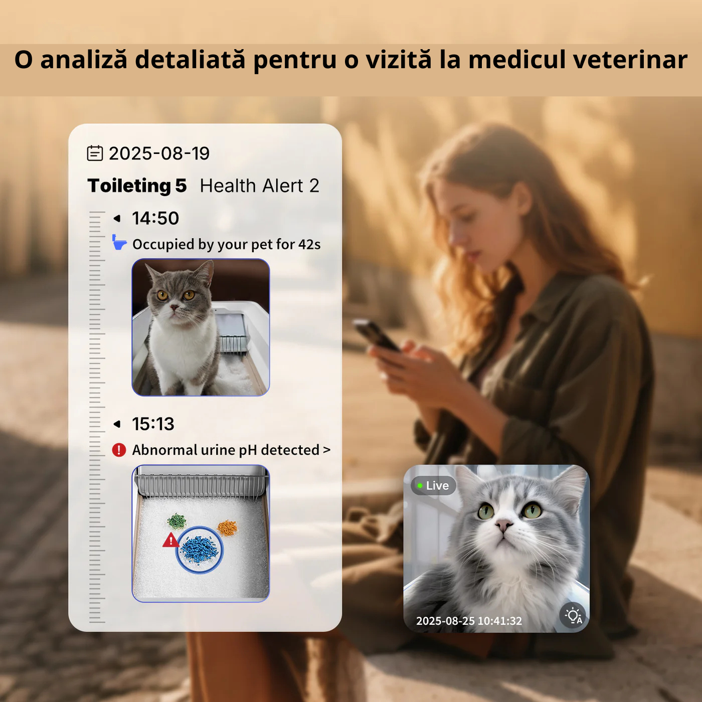 litiera pentru pisici