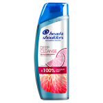 Butelka produktu: szampon Head&Shoulders - DEEP CLEANSE - GENTLE PURIFICATION WITH GRAPEFRUIT; FOR OILY SCALP