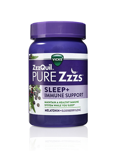 ZzzQuil PURE Zzzs Sleep+ Immune Support Gummies