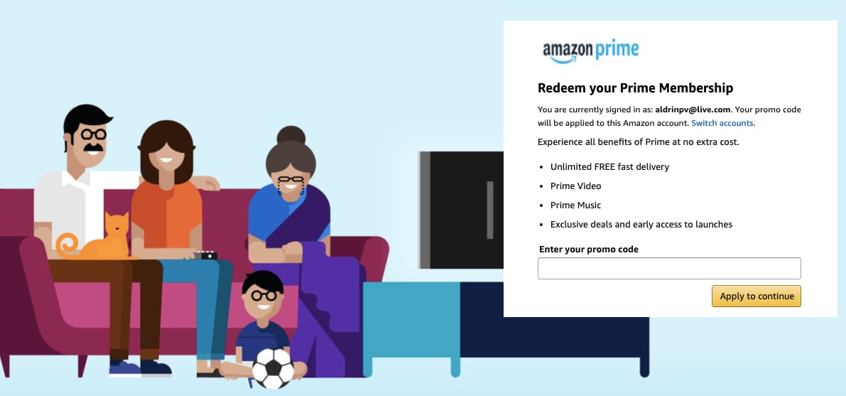 redeem code - FREE One Year AMAZON PRIME Membership with Maggi Tomato Sauce Bottle