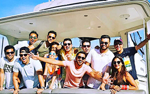 REUNIONS ON A YACHT IN GOA