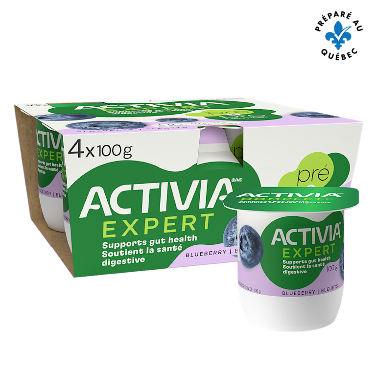 Yogourt Probiotique et Prébiotique aux Bleuets