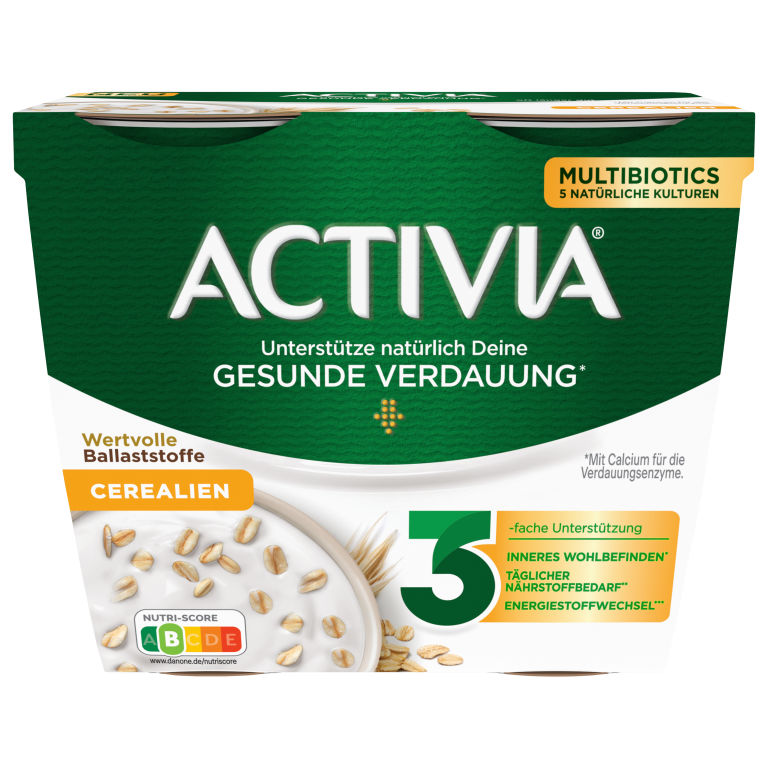 Activia Müsli-Joghurt-Packung