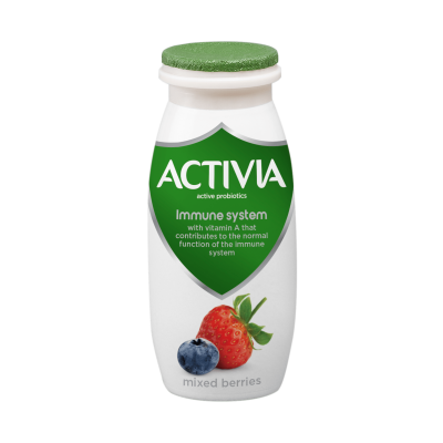Mixed berries lactose-free probiotic yogurt