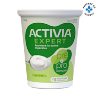 Yogourt probiotique et prébiotique nature sans sucre ajouté