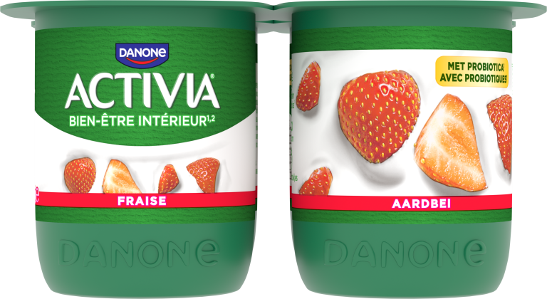 Activia Fruit à la fraise, c'est toute l'onctuosité d'Activia associée à de bons morceaux de figue. Retrouvez aussi l'exotisme de la mangue, l'originalité de la rhubarbe, le bon goût fruité de la framboise, et pleins d'autres parfums !
