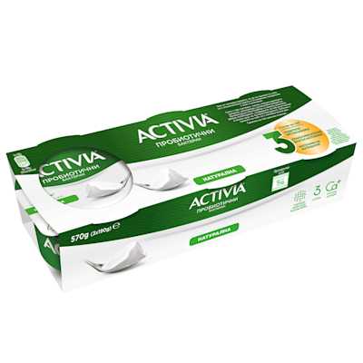 Активиа Натурална - 4 милиарда пробиотични бактерии Bifidus Actiregularis