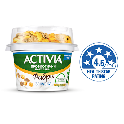 Активиа Закуска Зърнен Микс с 4 милиарда пробиотични бактерии Bifidus Actiregularis