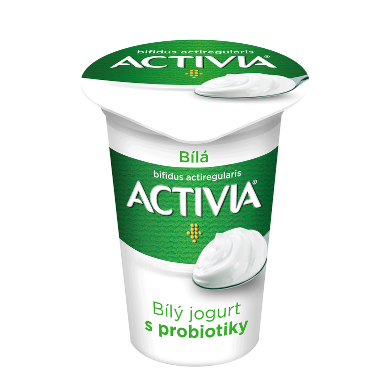 Activia Biely jogurt  s bifidogénnou kultúrou