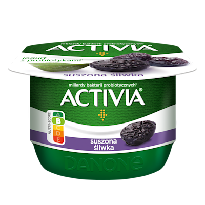 Activia jogurt o smaku suszonej śliwki z miliardami bakterii probiotycznych