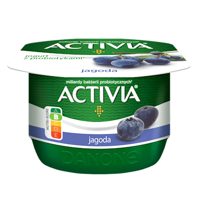 Activia jogurt jagodowy z miliardami bakterii probiotycznych