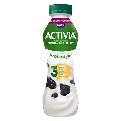 Activia jogurt suszona śliwka do picia z miliardami bakterii probiotycznych
