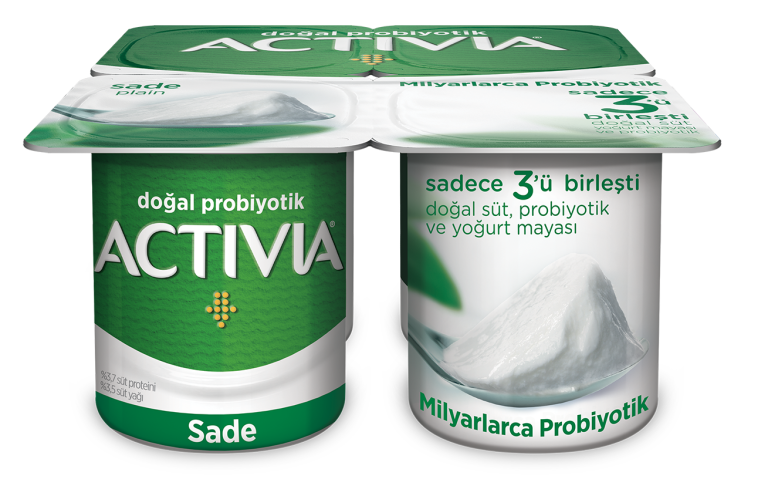 Probiyotiğin en sade hali Activia Sade!