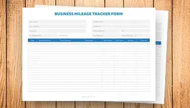 GOFAR Business Mileage Tracker Form