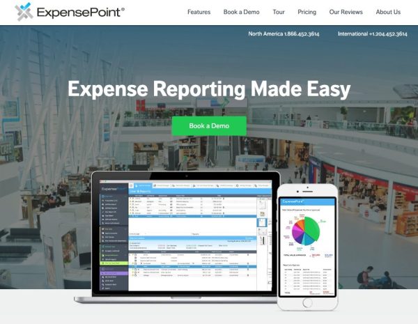 ExpensePoint home page