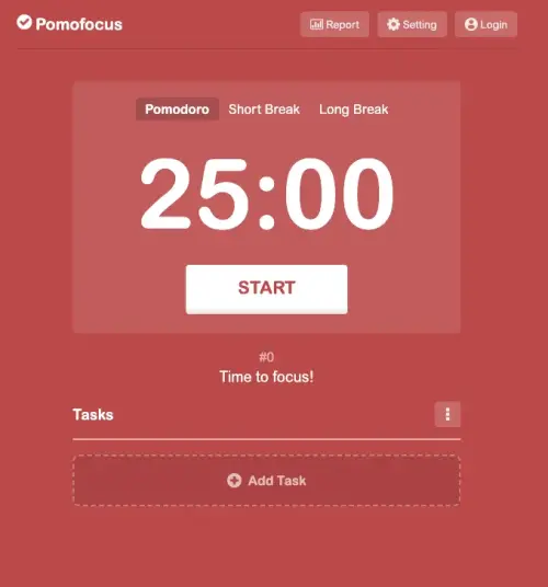 Pomodoro online timer