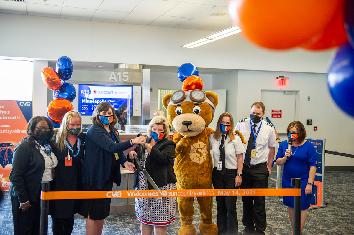 Sun Country Ribbon Cutting