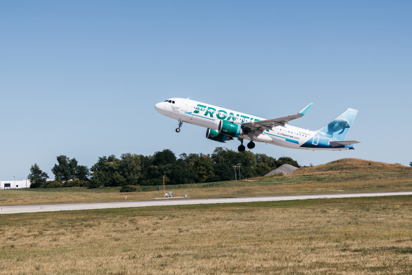 Business Courier: Frontier Airlines launches service from CVG to New York, Minneapolis