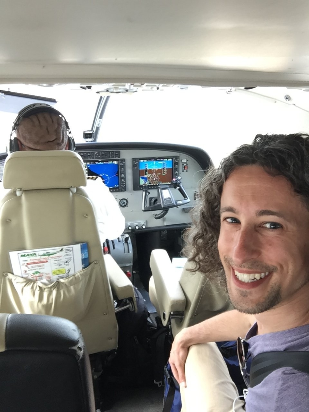 Jay Kruz in the Cockpit
