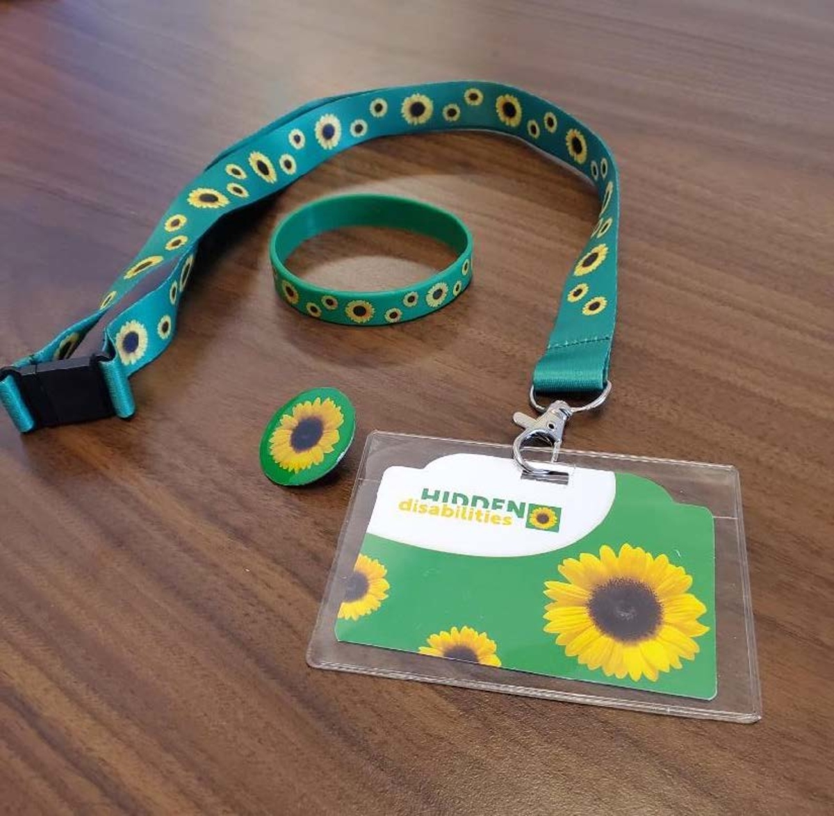 Sunflower Lanyard