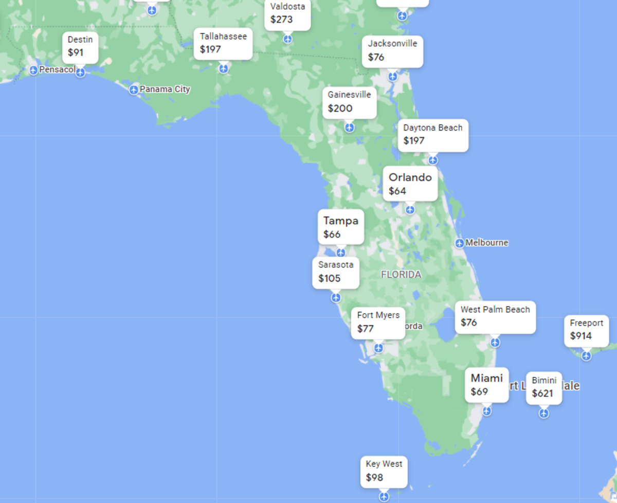 Florida Map Screenshot
