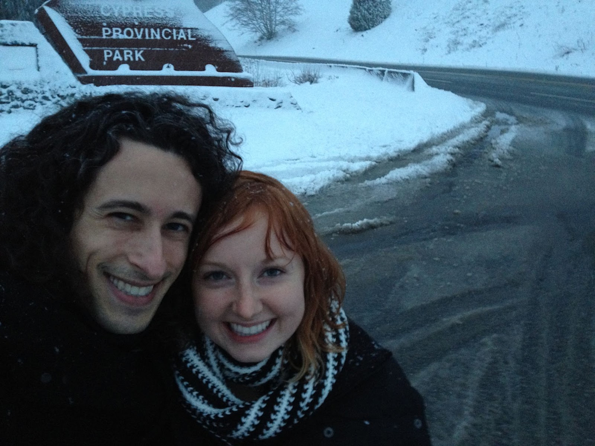 Jay and Wife Outside Cypress Provincial Park