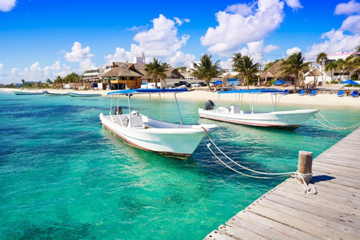 Boats in Cancun