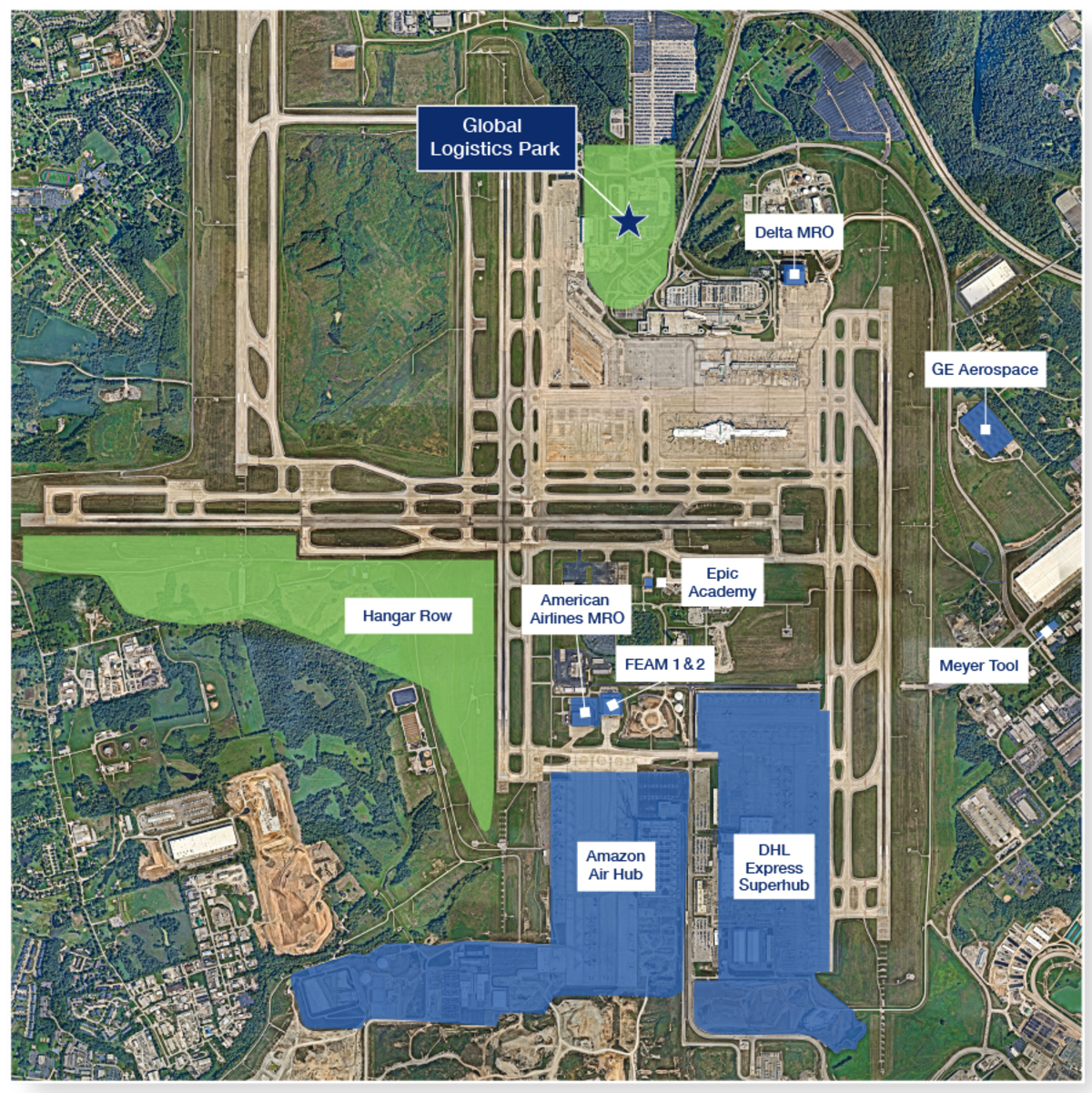 CVG Global Logistics Park-aerial labels