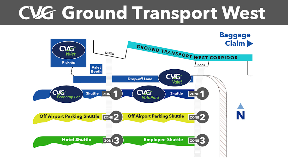 Ground Transport Zone Map - Oct 2025