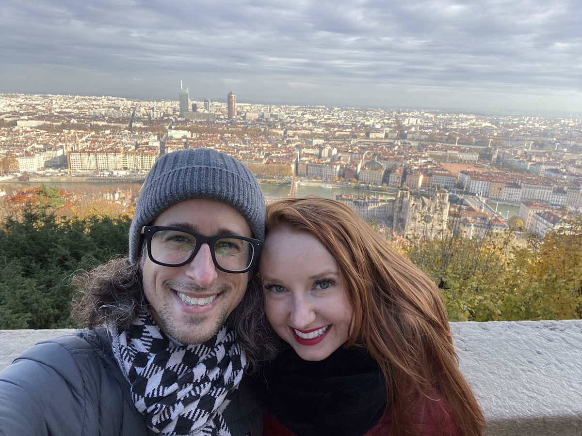 Jay and Wife in Lyon, France