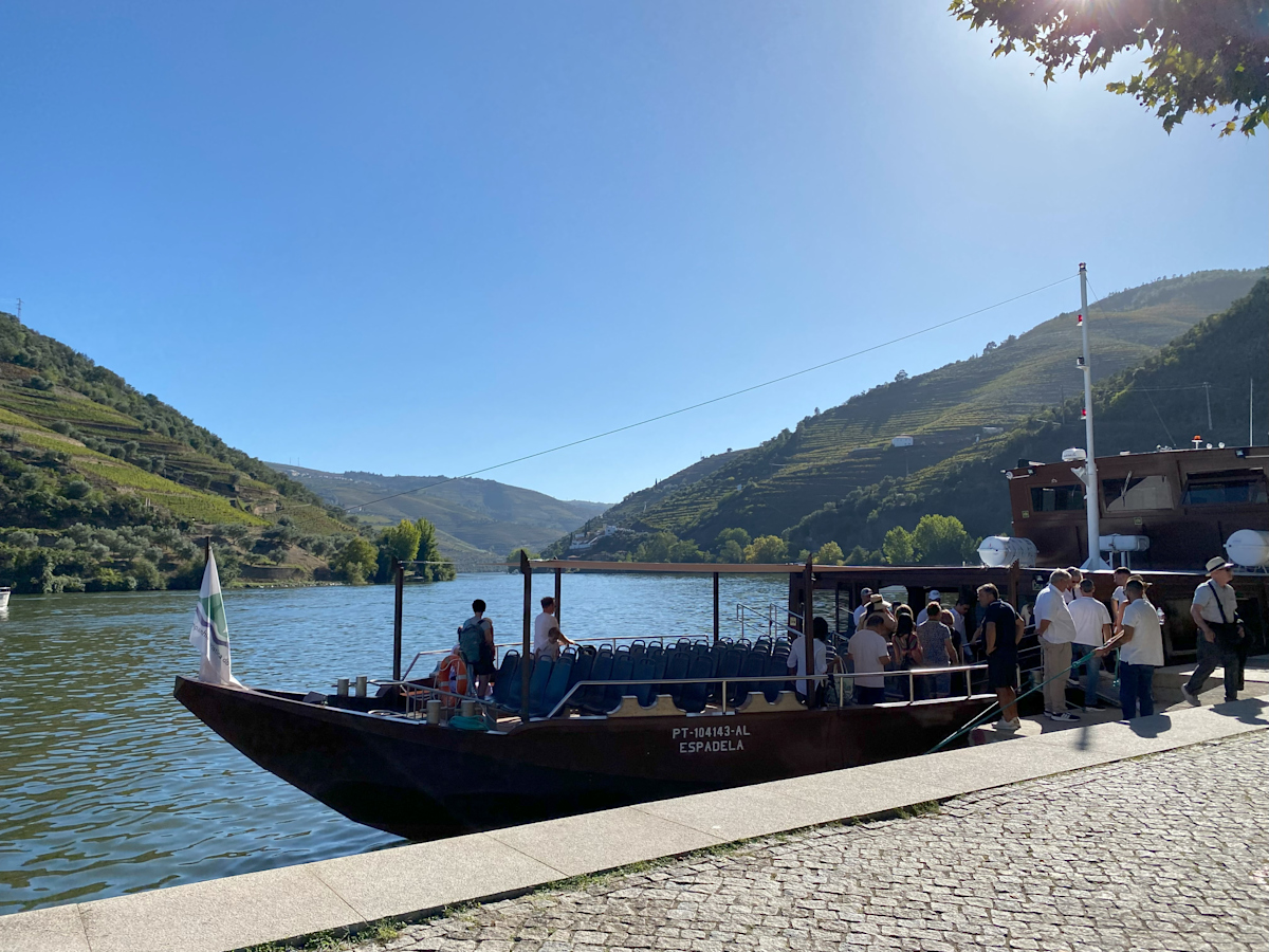 Boat on the Douro River