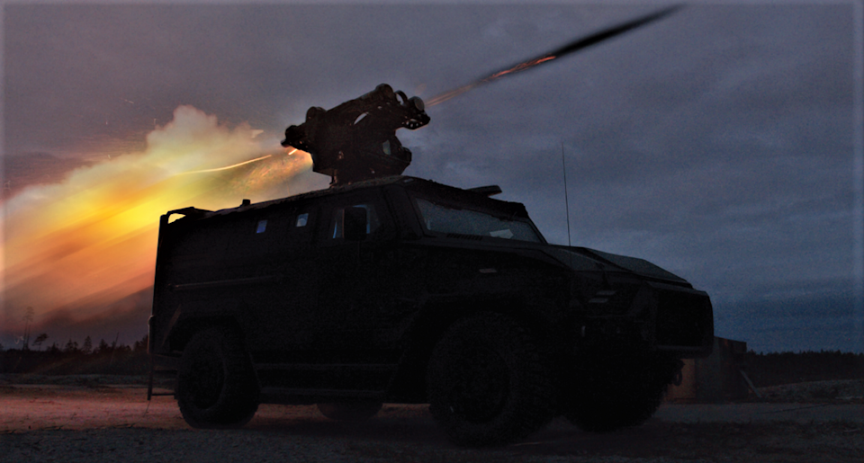 RBS 70 NG avfyras från en MARS 4x4 från SVOS Foto: Tjeckiska försvarsministeriet