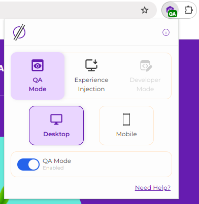 Shows the Metronome tool with QA mode enabled.