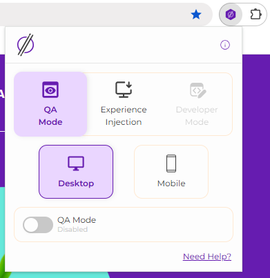 Shows the Metronome tool with QA mode disabled