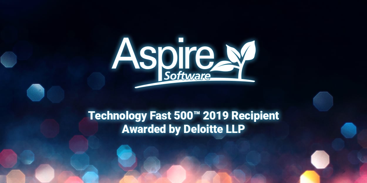Aspire Software Recognized for Rapid Growth on Deloitte’s 2019 Technology Fast 500™