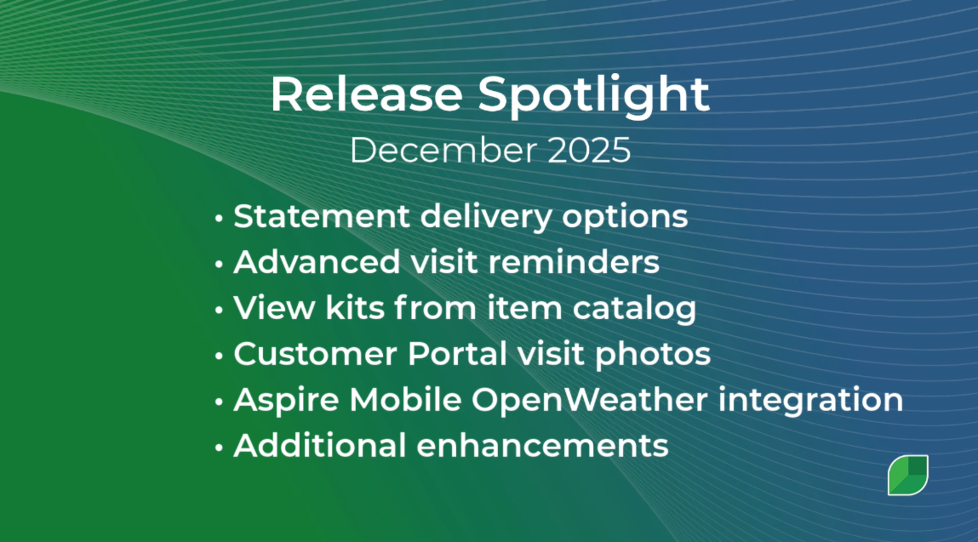 Smarter Workflows & Stronger Connections: Available Now in Aspire's White Pine Release Smarter Workflows & Stronger Connections: Available Now in Aspire's White Pine Release