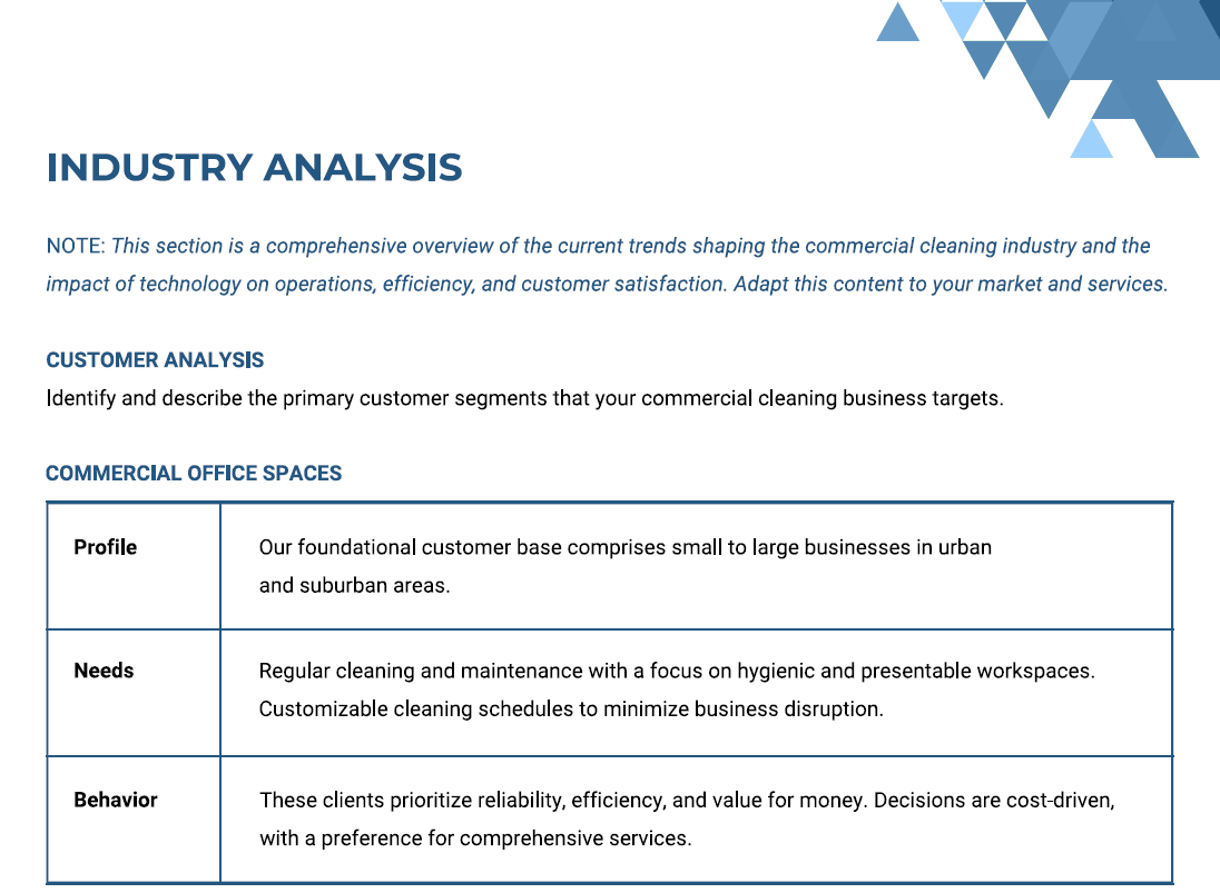 AC MOFU Template Cleaning Business Plan Screenshot 1