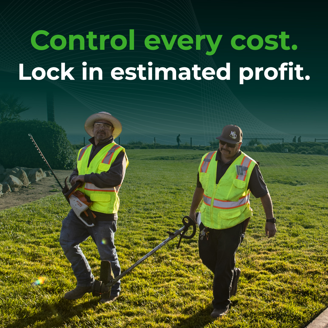Control every cost lock in estimated profit Control every cost lock in estimated profit