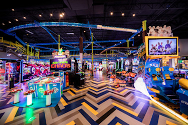 Games area at Main Event
