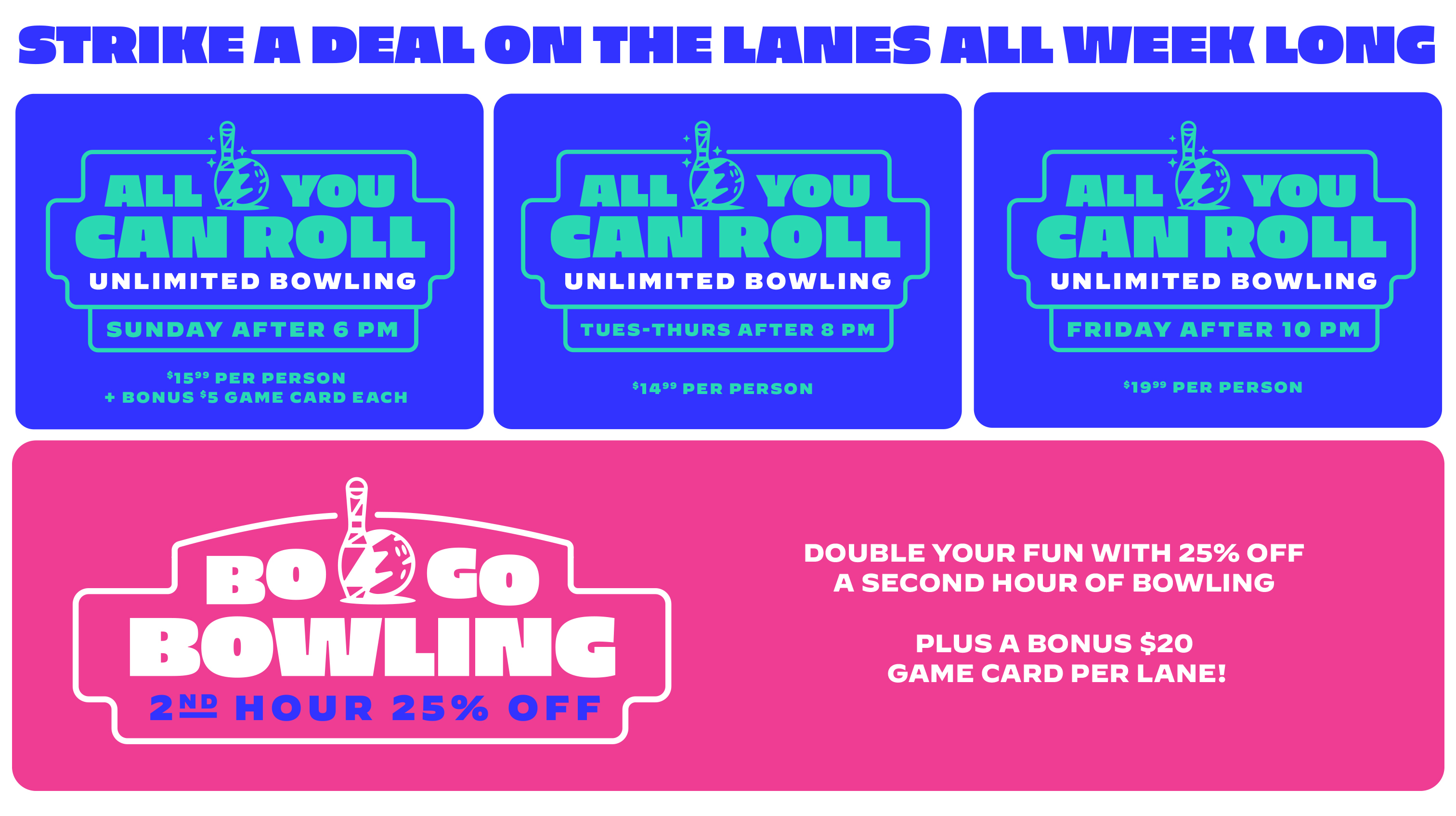 Unlimited Bowling + BOGO Bowling Details Image V2