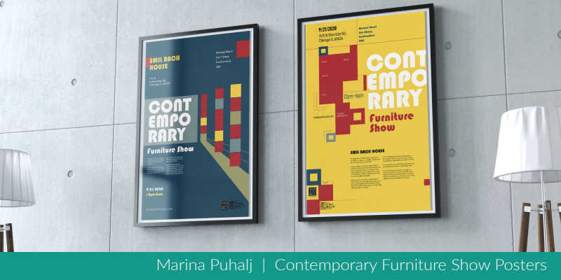Marina Puhalj家具展海报