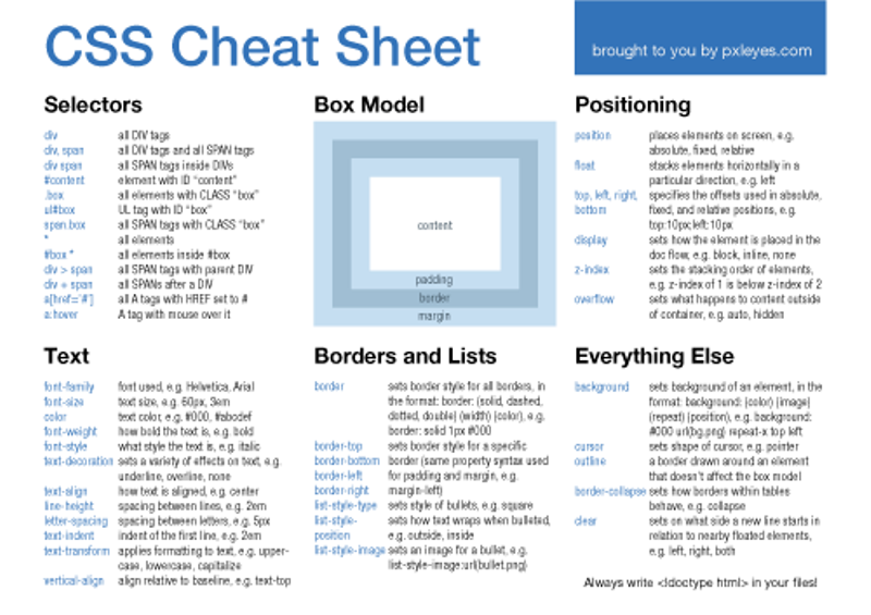cssCheatSheet