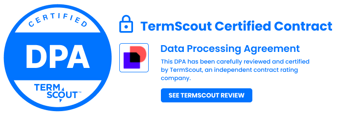 TermScout Certified Contract Data Processing Agreement Badge